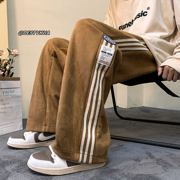 Men Casual Wide-Leg Pants Korean Version Y2K Streetwear Hip Hop Men Fashion Trousers Sweatpants Joggers Harajuku Pants Men aidase-shop